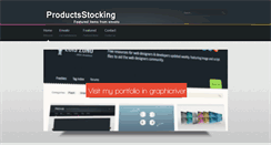 Desktop Screenshot of productstocking.com