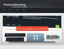 Tablet Screenshot of productstocking.com